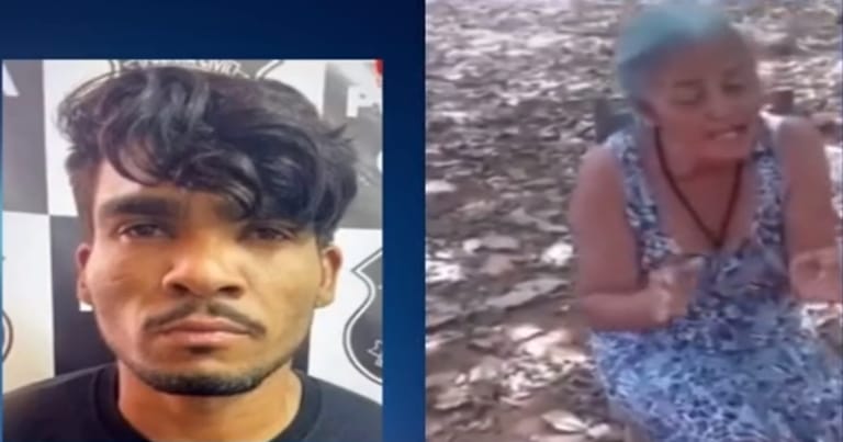 Vídeo mostra tia de Lázaro Barbosa falando sobre a proteção satânica dele: ‘Ninguém pega ele, só quando eu morrer’