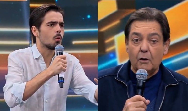 Faustão fica em choque com descoberta sobre a precoce paternidade de João Guilherme: ‘Você tem 19 anos!’