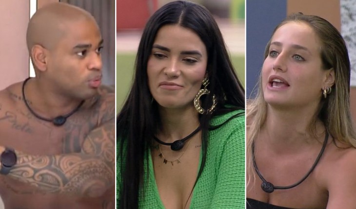 BBB23: Cezar e Bruna traçam plano para embebedar Dania Mendez e conseguir informações sobre o reality