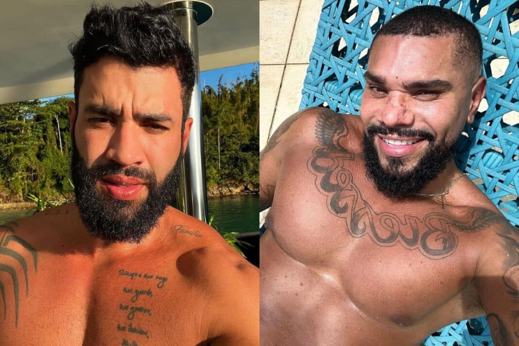 Gusttavo Lima é comparado com Naldo (Foto: Reprodução/Instagram)