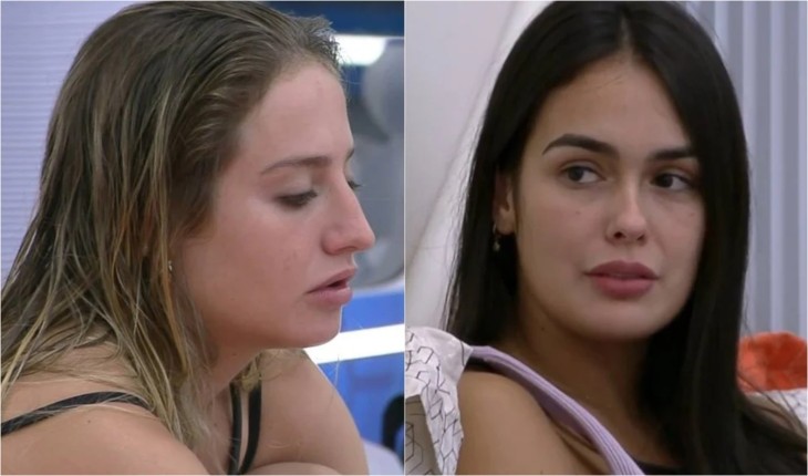 ‘Estava sem calcinha’: atitude de Bruna no BBB23 deixa Larissa preocupada e ela dá puxão de orelha na colega