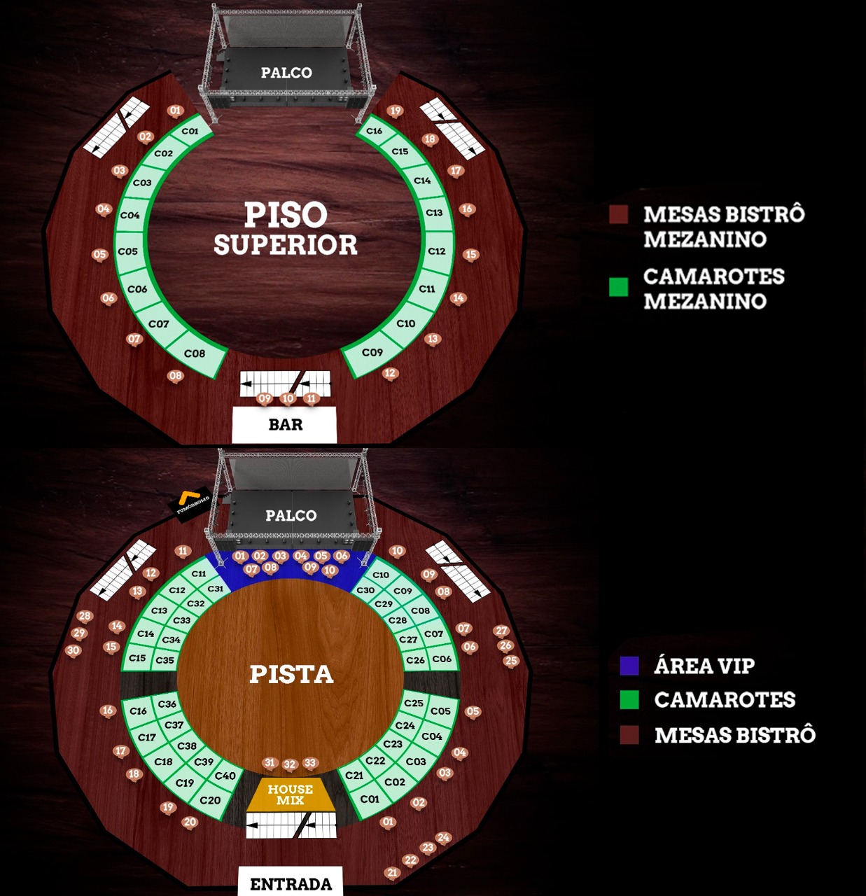 Mapa do local. (Foto: Reprodução/ Rodeo Bar)