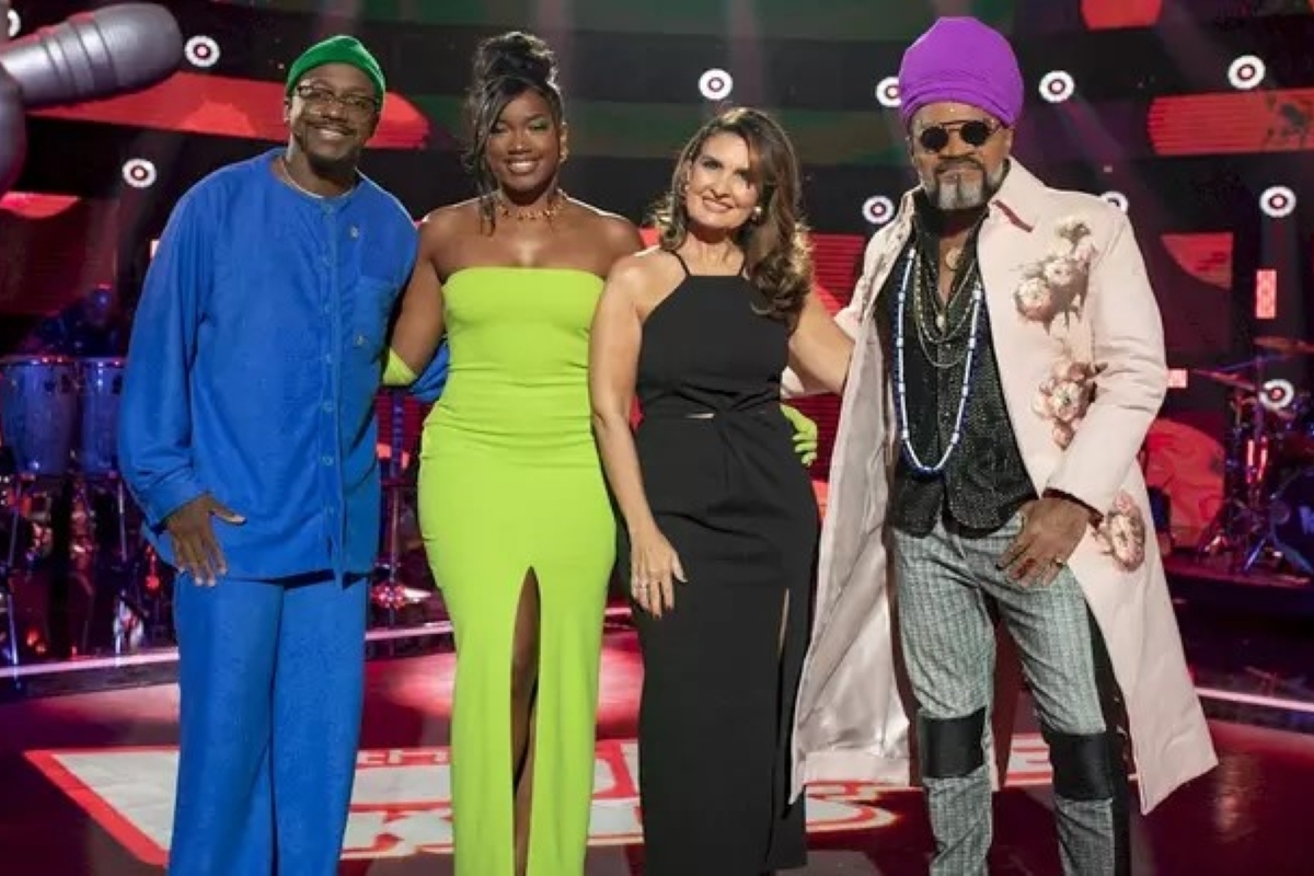 Nos jurados do The Voice Kids (Foto: Divulgação/Globo)