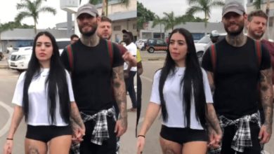 Novo casal? MC Mirella e Lucas Lucco circulam de mãos dadas na Angola