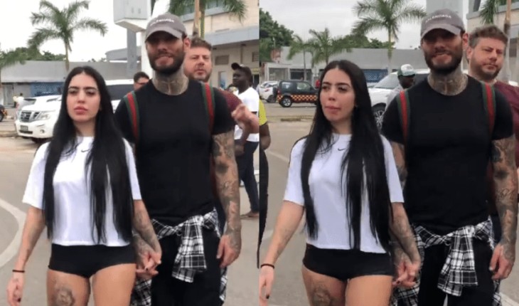 Novo casal? MC Mirella e Lucas Lucco circulam de mãos dadas na Angola