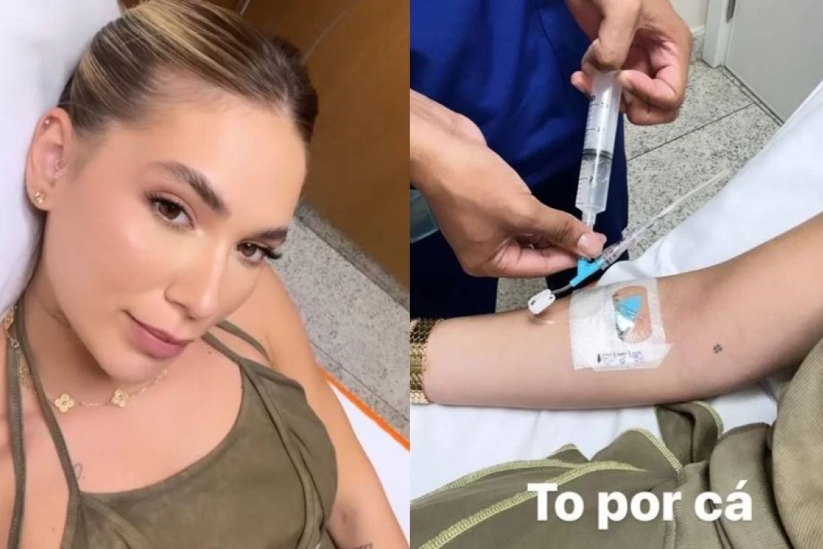 Virginia durante ida ao hospital (Foto: Reprodução/Instagram)