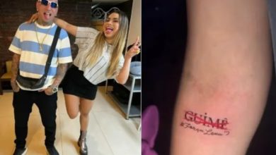 Após polêmica, tatuagem para Guimê é cortada e fãs repercutem: ‘força Lexa’