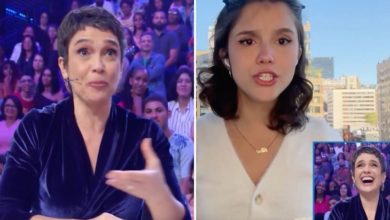 Domingão com Huck é interrompido para Sandra Annenberg receber notícia ‘urgente’ da filha