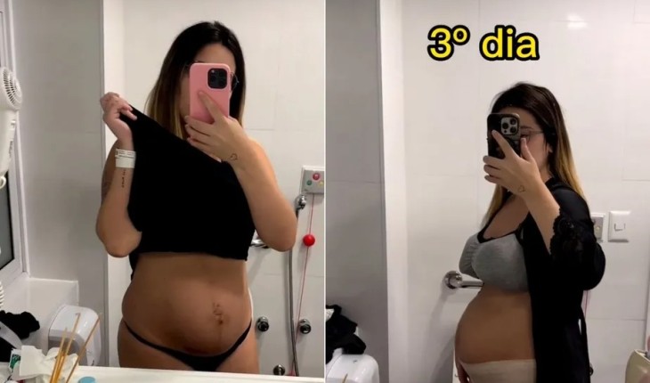 Viih Tube mostra realidade nua e crua da maternidade e expõe seu corpo sem filtros no pós-parto: ‘De fralda’