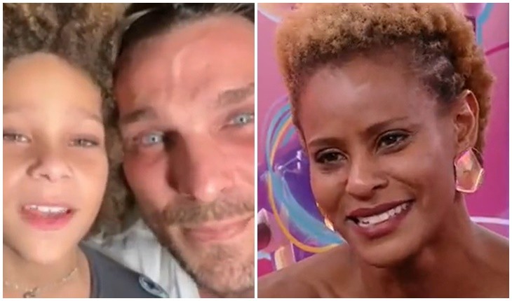 Vídeo: Aline Wirley chora de emoção ao rever filho e marido; Antônio canta para a mãe