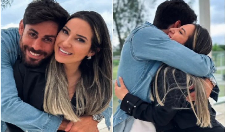 Cara de Sapato posta fotos em clima de amor com Amanda e faz aviso aos fãs: ‘Tem muito mais’