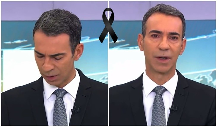 César Tralli chega com triste notícia ao vivo na Globo e comunicado é feito: ‘nossos sentimentos’