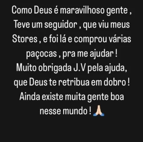 Um ano após caso de mendigo, Sandra é flagrada vendendo paçoca nas ruas de Brasília