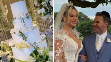 Eduardo Costa sobe ao altar em cerimônia regada a muito luxo; vestido da noiva é lindíssimo