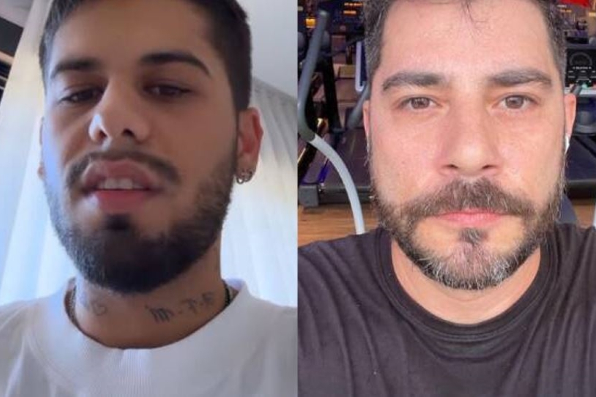 Zé Felipe e Evaristo Costa entram em confusão na internet (Foto: Reprodução)