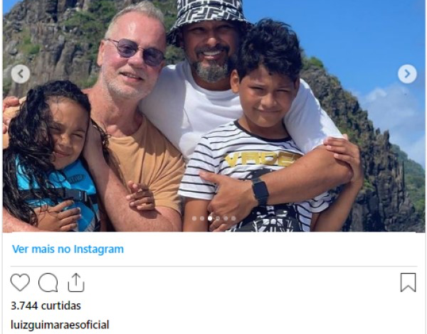 Luiz Fernando Guimarães faz linda homenagem ao marido no dia do seu aniversário: ‘Meu moreno lindo’