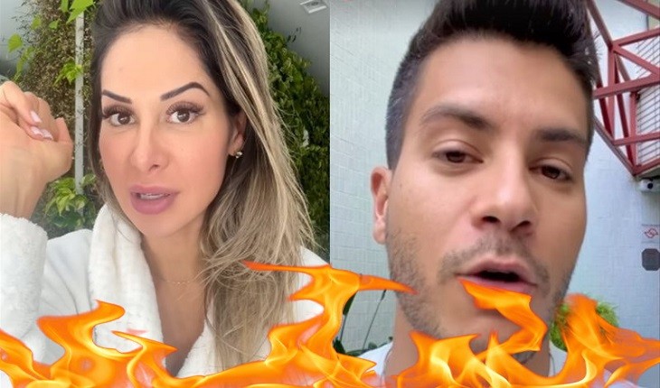 Arthur Aguiar e Maíra Cardi trocam série de farpas na internet, aponta site