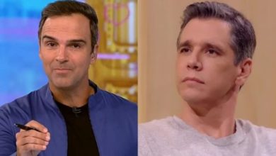 Tadeu Schmidt e Márcio Garcia na luta por um programa aos domingos na Rede Globo