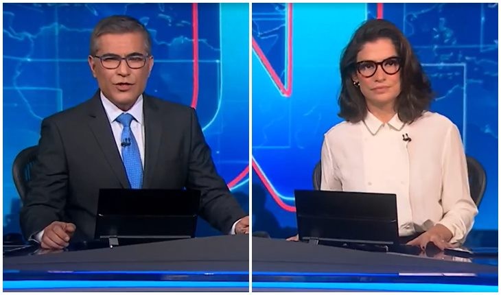 Sem Bonner no Jornal Nacional, Hélter Duarte dá notícia sobre queda de avião que levava crianças