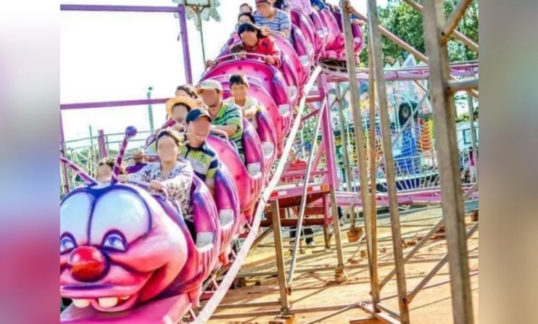 Brinquedo descarrila e arremessa ocupantes em parque de diversões no interior de SP