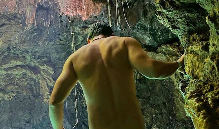 Ator de Terra e Paixão surge sem roupa em cachoeira e leva seguidores à ‘loucura’: ‘Uau!’