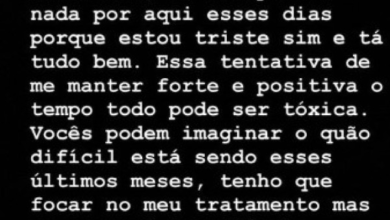 Preta Gil diz que será forte e contará a verdade sobre a tristeza que se abateu sobre ela: ‘Difícil’