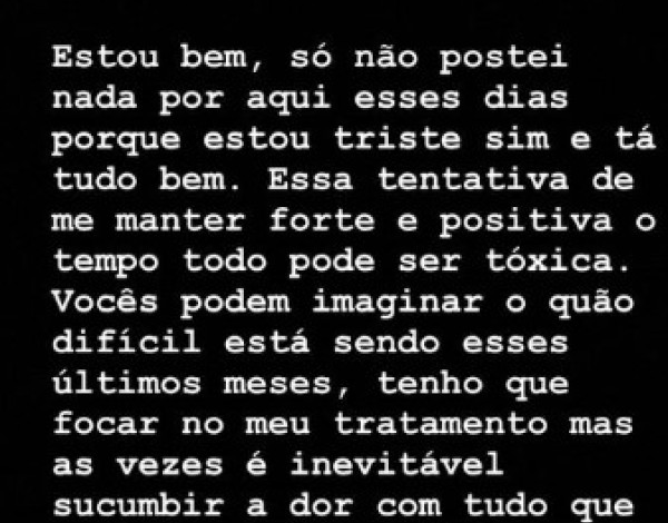 Preta Gil diz que será forte e contará a verdade sobre a tristeza que se abateu sobre ela: ‘Difícil’