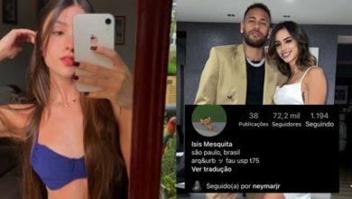 Garota que expôs mensagem de Neymar é seguida por ele no Instagram e dificulta a vida do jogador