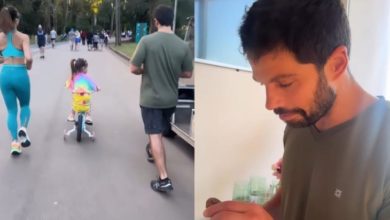 Sabrina Sato e Duda Nagle deixam separação para trás e passeiam com Zoe em parque