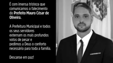 Prefeito perde a vida aos 36 anos após sofrer mal súbito em casa