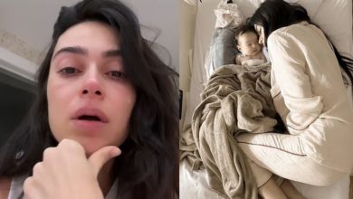 Diagnosticada com cardiopatia congênita, bebê de 2 meses de Thaila Ayala faz cirurgia: ‘tem um novo coração’