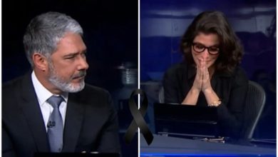 Vídeo: Bonner e Renata prestam última homenagem para Aracy Balabanian; JN termina de luto