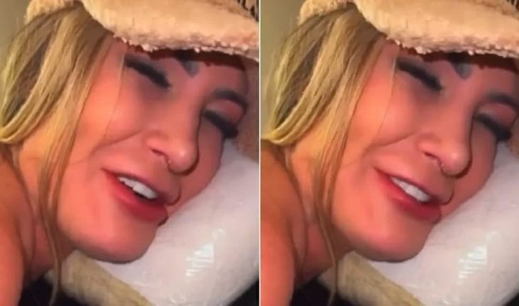 Andressa Urach faz caras e bocas ao fazer tatuagem íntima; o vídeo viralizou nas redes sociais: ‘faz o Pix’