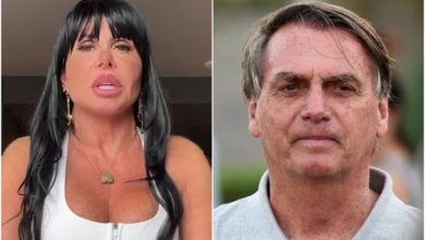 Gretchen diz o que pensa sobre Bolsonaro e afirma que ex-presidente inventa doença: ‘é mentira’