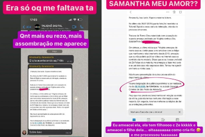 Suposta amante de Zé Felipe dá detalhes da relação e cutuca Virginia