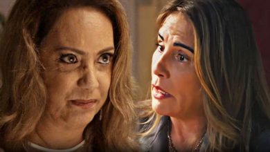 Terra e Paixão: Irene tenta tirar a vida de Agatha, mas Caio aparece e tem atitude digna de herói