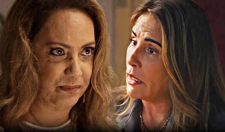 Terra e Paixão: Irene tenta tirar a vida de Agatha, mas Caio aparece e tem atitude digna de herói