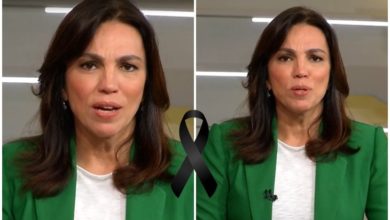 Ana Paula Araújo surge na tela da Globo e dá triste notícia ao vivo: ‘agora pouco’