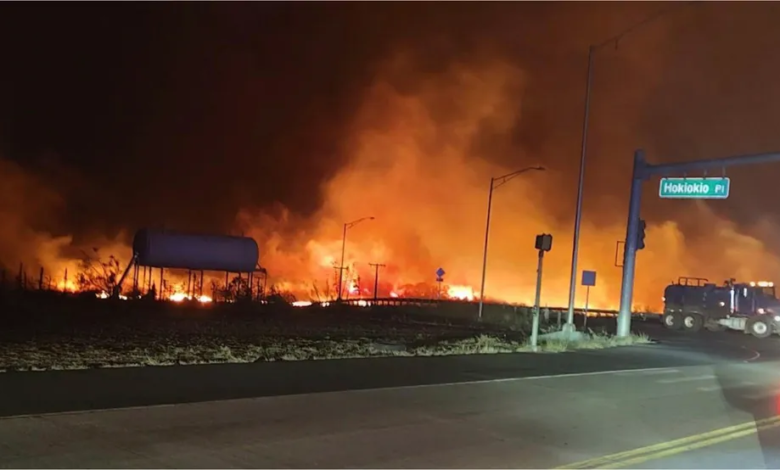 Incêndios florestais no Havaí matam 36 pessoas; moradores entram no mar para se proteger