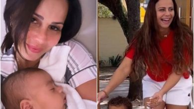 Ele cresceu e está lindo! Filho de Viviane Araújo vive nova fase e já está na escolinha