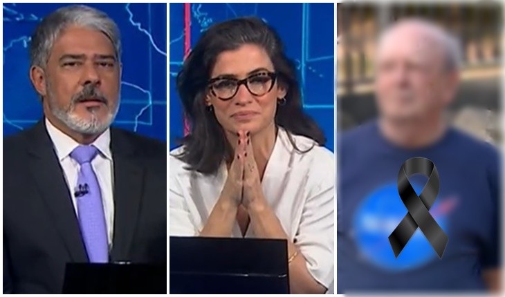 Com Bonner e Renata de folga, Jornal Nacional leva ao ar notícia sobre falecimento: ‘morreu hoje’