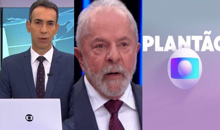 César Tralli entra com plantão ao vivo na Globo e traz notícia crucial sobre presidente Lula