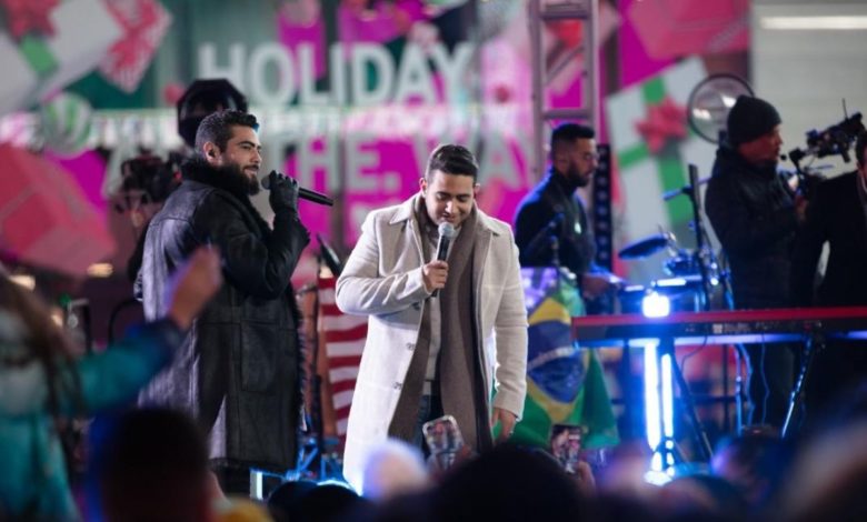 Henrique e Juliano fazem história com gravação de DVD na Times Square