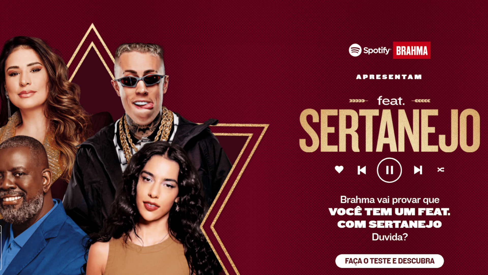 Descubra seu percentual de sertanejo favorito com a plataforma 'Feat Sertanejo' (Foto: Divulgação)