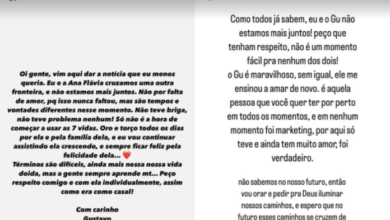 Ana Castela e Gustavo Mioto terminam namoro após três meses: “em nenhum momento foi marketing”