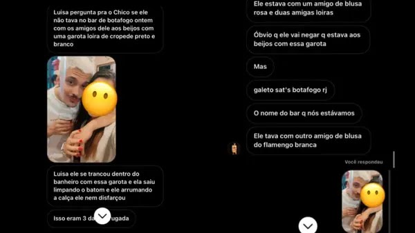 Luísa Sonza descobriu traição através de mensagens de fã