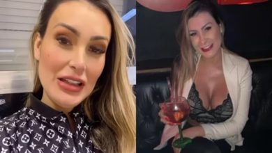 Andressa Urach descobre doença e surge na igreja irreconhecível