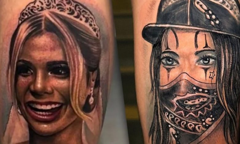 Tatuagem de MC Guimê que cobriu rosto de Lexa não custou nada para o artista