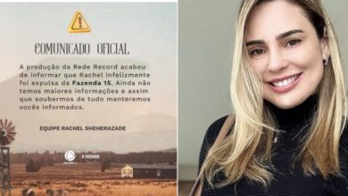 Equipe de Rachel Sheherazade se pronuncia após expulsão de A Fazenda