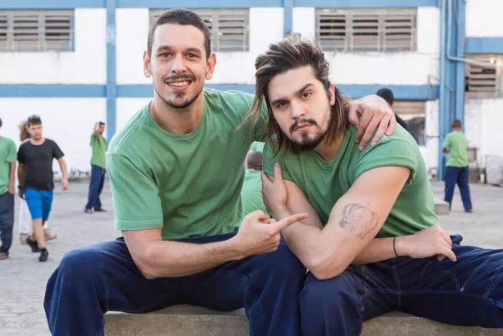 Luan Santana atuando no último capítulo de Rock Story". (Foto: Reprodução/ Globo)